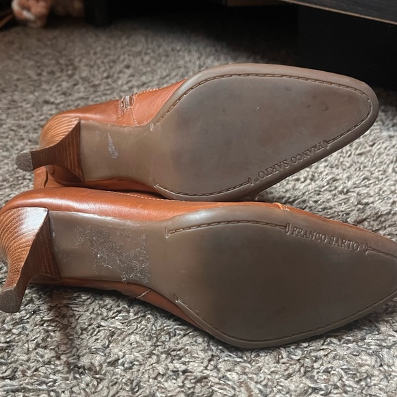 Victorian-Inspired Franco Sarto Heeled Boots sz7 - Picture 9 of 15